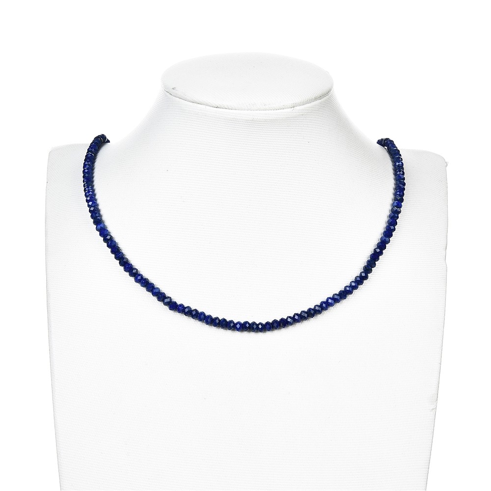 Filo di bottoni, Lapislazzuli A+, sfaccettato, 02 x 04 mm | Marco Schreier