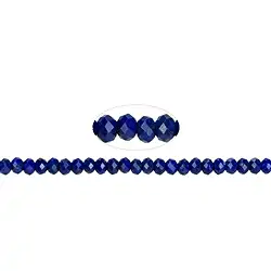 141040300523 Button strand, Lapis Lazuli A+, faceted, 02 x 04mm | Marco Schreier