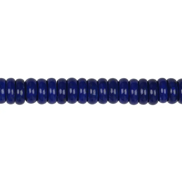 Rang de collier plat, Lapis-lazuli A+, 03-04 x 10-12mm | Marco Schreier
