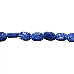 141040314020 Strang Oval facettierter Rand, Lapis Lazuli, 06 x 04mm | Marco Schreier