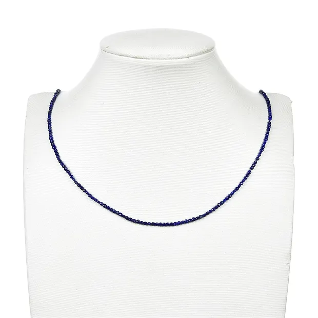Rang de collier disque/pièce, Lapis-lazuli, facetté, 01,5 x 02,5mm | Marco Schreier