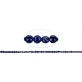 Disco/moneta a filo, Lapislazzuli, sfaccettato, 01,5 x 02,5 mm | Marco Schreier