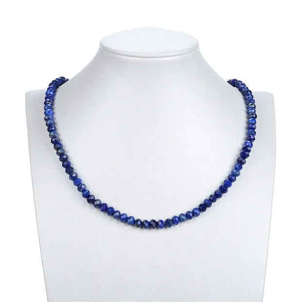 Strang Button, Lapis Lazuli, facettiert, 05 x 07mm (39cm) | Marco Schreier