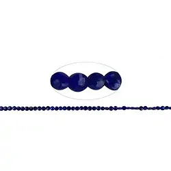 141040327923 Collar de monedas, Lapislázuli, facetado, 04,5mm (39cm) | Marco Schreier