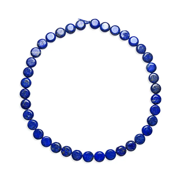 Collar de monedas, Lapislázuli, 10mm (39cm) | Marco Schreier