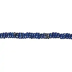 Rang de colliers disques Freeform, Lapis-lazuli AB, 10mm | Marco Schreier