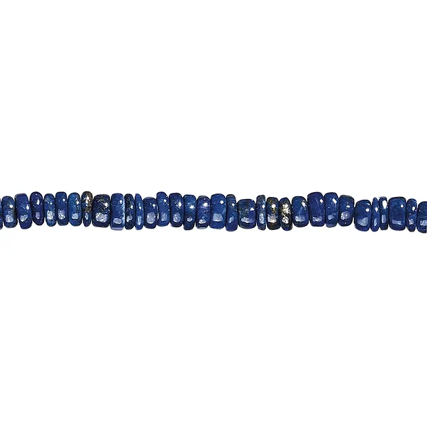 Rang de colliers disques Freeform, Lapis-lazuli AB, 10mm | Marco Schreier