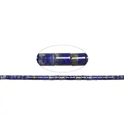 141040411520 Cilindro, Lapislazzuli, 10 x 08 mm (39 cm) | grossista gemme e pietre curative