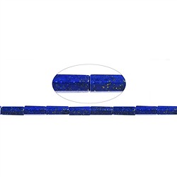 141040411724 Strang cylinder, Lapis Lazuli, 12 x 5 mm, six-sided | Marco Schreier