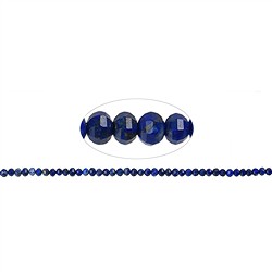 141040503278 Filo di bottoni, Lapislazzuli, 04 x 03 mm, sfaccettato | Marco Schreier