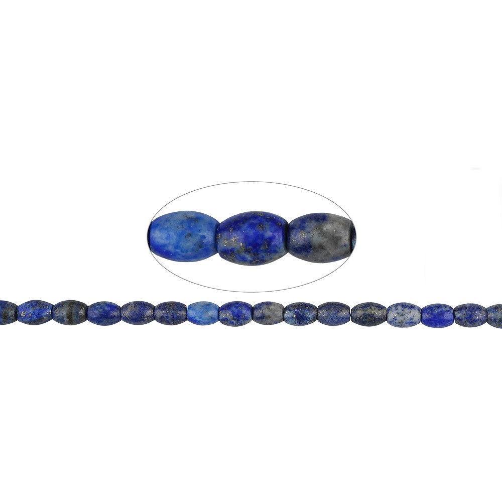 Strand Spindle, Lapis Lazuli, 09 x 07mm | wholesaler gems & healing stones