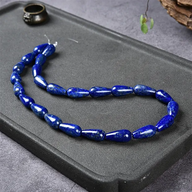 Rang de colliers goutte, Lapis-lazuli AA, 16 x 08mm | Marco Schreier