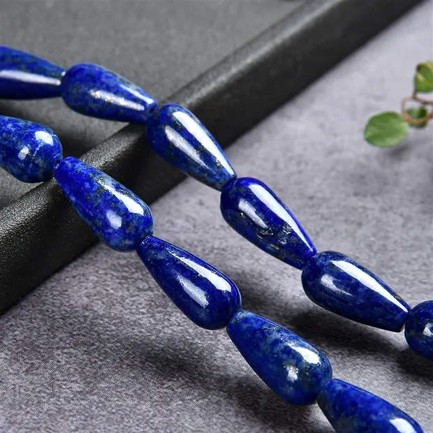 Drop strand, Lapis Lazuli AA, 16 x 08mm | wholesaler gems & healing stones