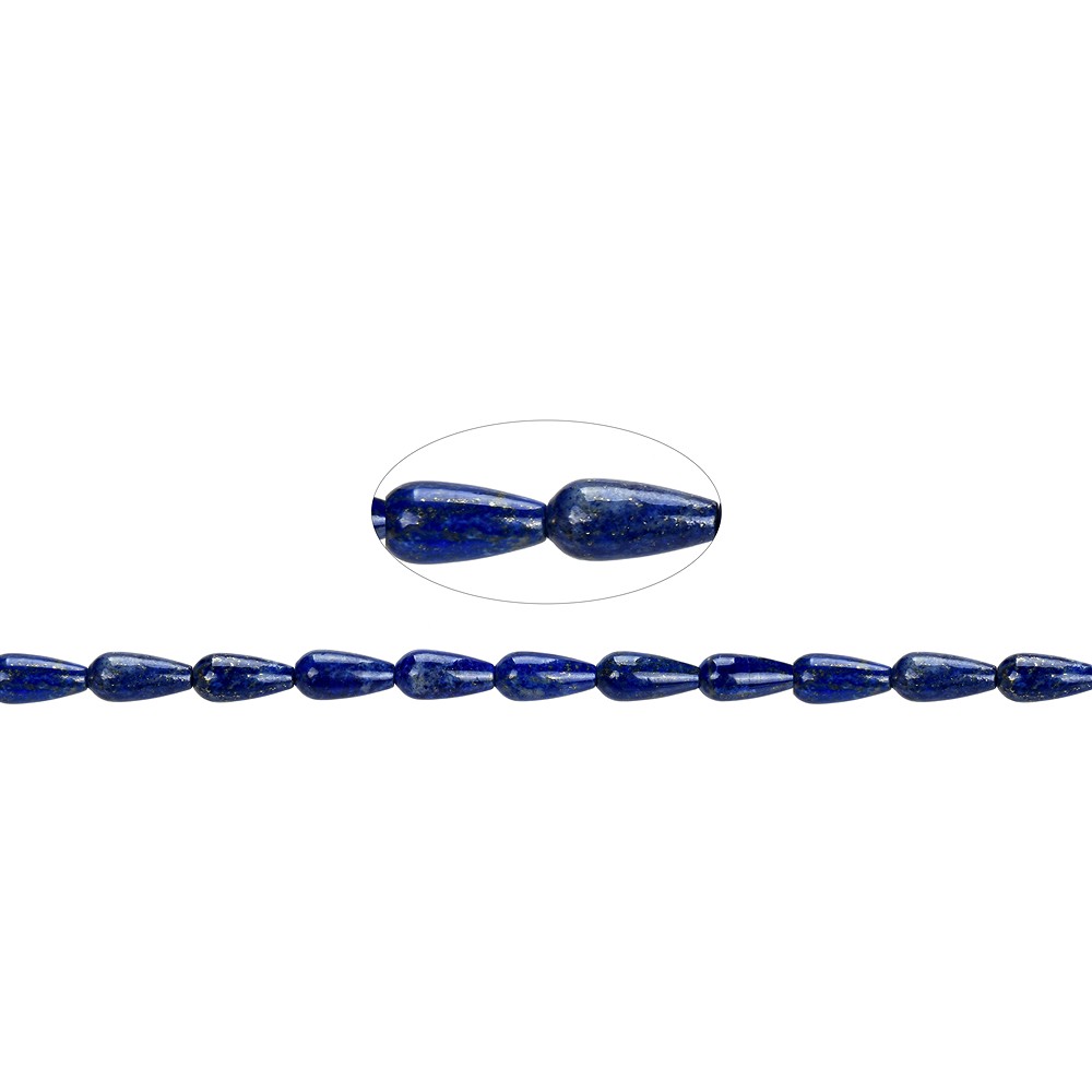 Drop strand, Lapis Lazuli AA, 16 x 08mm | wholesaler gems & healing stones