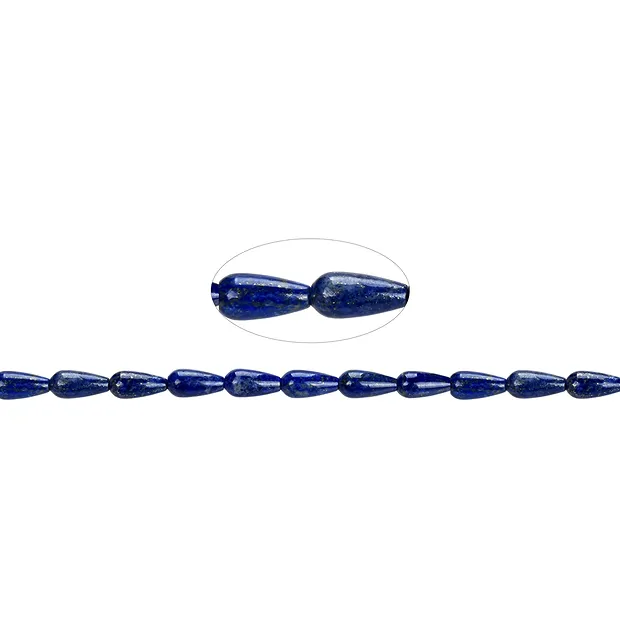 Rang de colliers goutte, Lapis-lazuli AA, 16 x 08mm | Marco Schreier