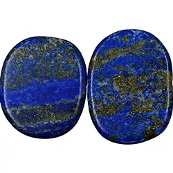 141040619014 Strang Platten Freeform, Lapis Lazuli AA, matt, 25-28 x 34-40mm | Marco Schreier