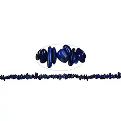 141040619320 Strand splinter, Lapis Lazuli, 01-03 x 03-08mm (85cm) | Marco Schreier