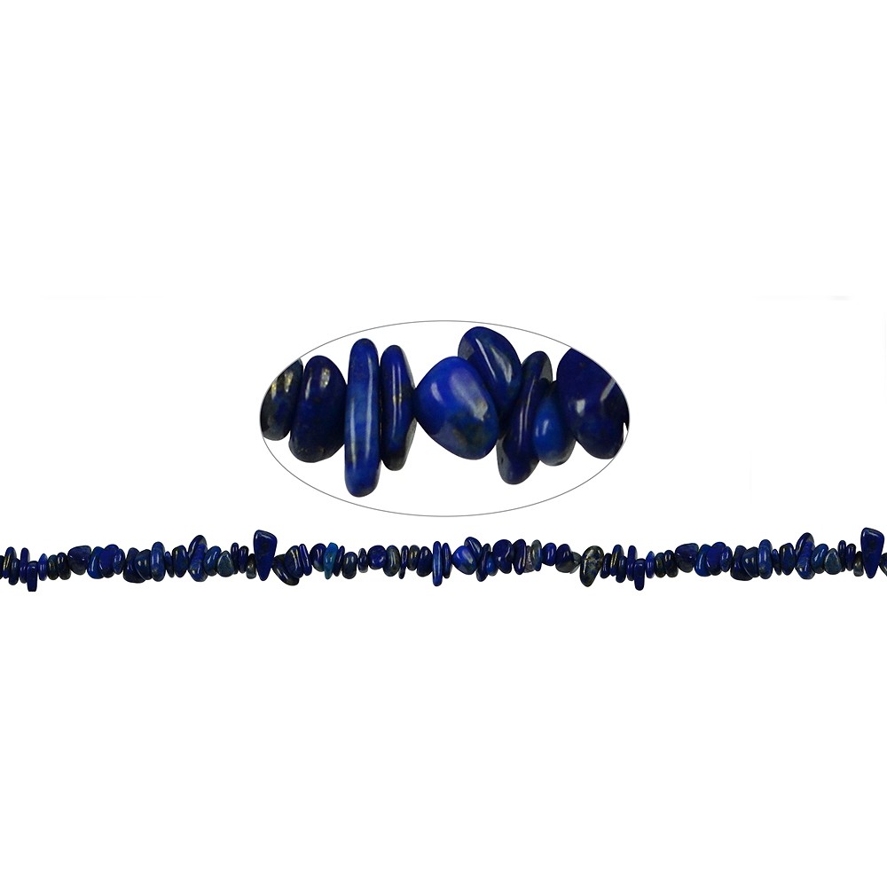 Rangs de colliers, Lapis-lazuli, 01-03 x 03-08mm (85cm) | Marco Schreier