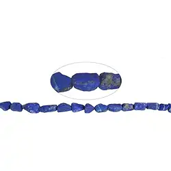 141040630404 Strand of nuggets, Lapis Lazuli A, 12 - 15mm | wholesaler gems & healing stones