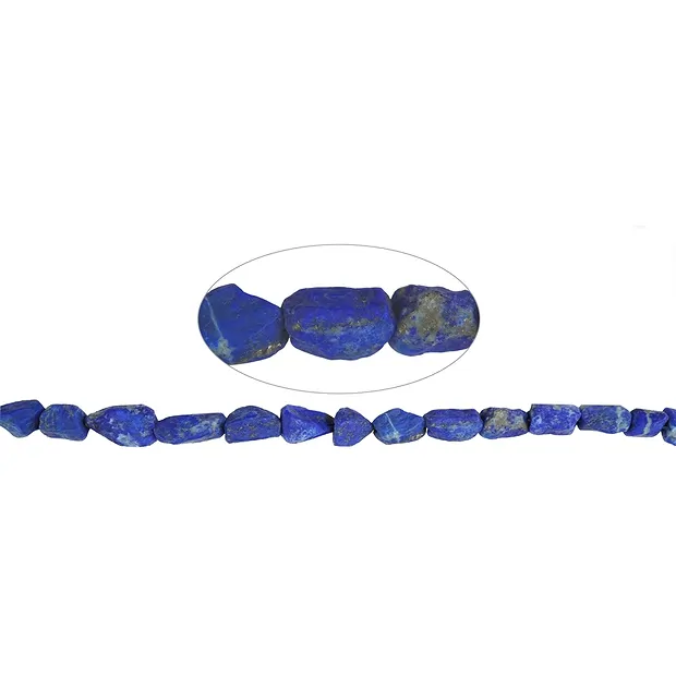 Strang Nuggets, Lapis Lazuli A, 12 - 15mm | GH Edelsteine, Heilsteine & Schmuck
