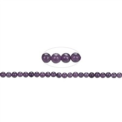 141050100320 Rang de collier boules, Lépidolite (stab.), 04mm | Marco Schreier