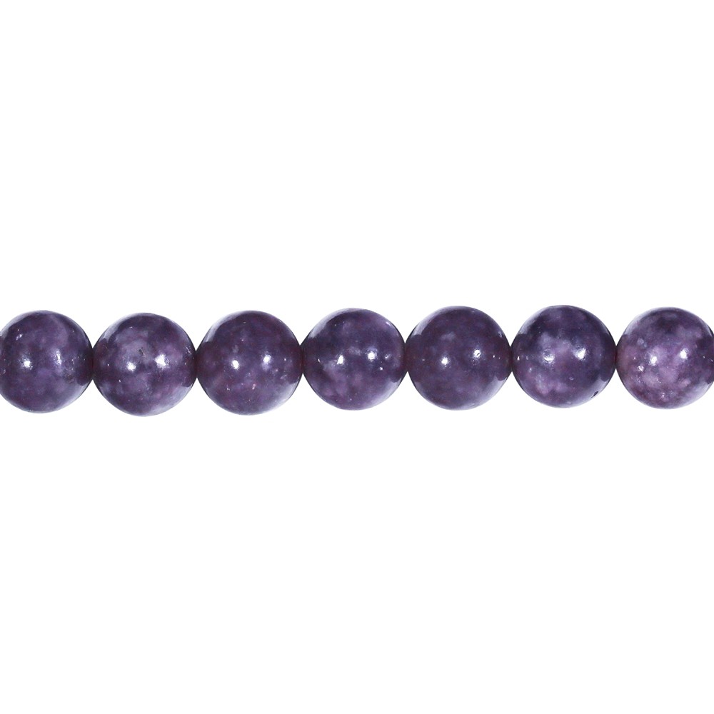 String Beads, Lepidolite (stab.), 10mm (39cm) | wholesaler gems & healing stones