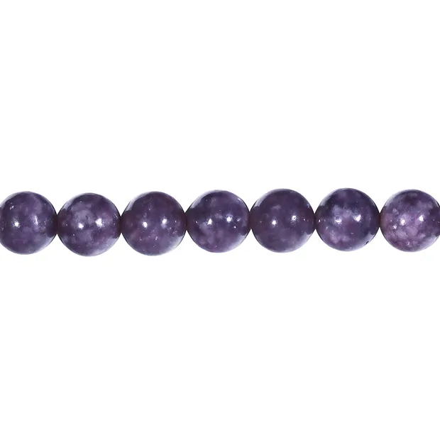 String Beads, Lepidolite (stab.), 10mm (39cm) | wholesaler gems & healing stones