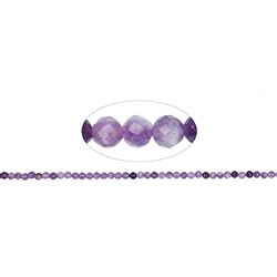 141050104920 String Beads, Lepidolite (stab.), 04mm, faceted (39cm) | Marco Schreier