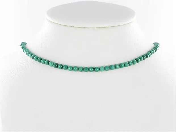 Strang Kugeln, Malachit (stab.), 04mm | Edelsteine, Heilsteine & Schmuck-Handel