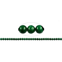 141060100520 String Beads, Malachite (stab.), 06 - 07mm | wholesaler gems &amp; healing stones