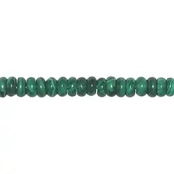 141060300320 Button strand, Malachite (stab.), 03-04 x 07-08mm | Marco Schreier