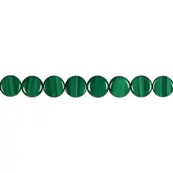 141060302920 Rang de collier Pièce, Malachite (stab.), 12mm | Marco Schreier