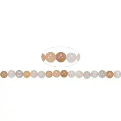 141130100521 Strang Kugeln, Mondstein (bunt) A, 06mm | GH Edelsteine, Heilsteine & Schmuck