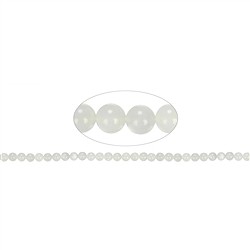 141130100526 String Beads, Moonstone (white), 06 mm | Schreier gems, healing stones &amp; jewelry