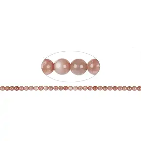 Strang Kugeln, Mondstein (orange), 06mm | GH Edelsteine, Heilsteine & Schmuck
