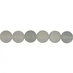 141130100911 String Beads, Moonstone (silver-grey), matt, 10mm | Marco Schreier