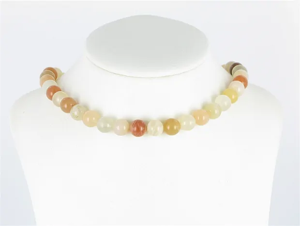 String Beads, Moonstone (multicolored), 10mm | wholesaler gems & healing stones