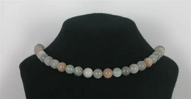String Beads, Moonstone (multicolored) A, 10mm | gems, healing stones & jewelry