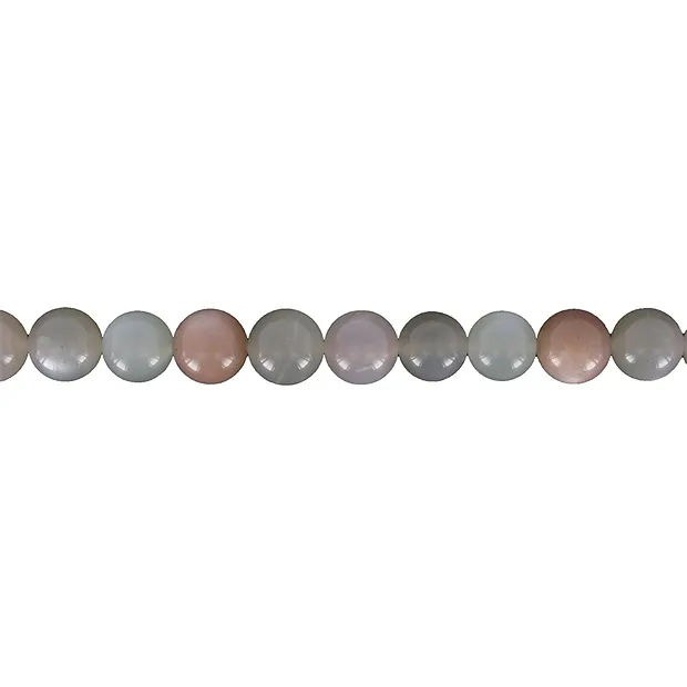Strang Kugeln, Mondstein (bunt) A, 10mm | GH Edelsteine, Heilsteine & Schmuck