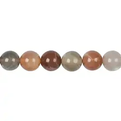 141130101020 String Beads, Moonstone (multicolored), 12mm | wholesaler gems & healing stones