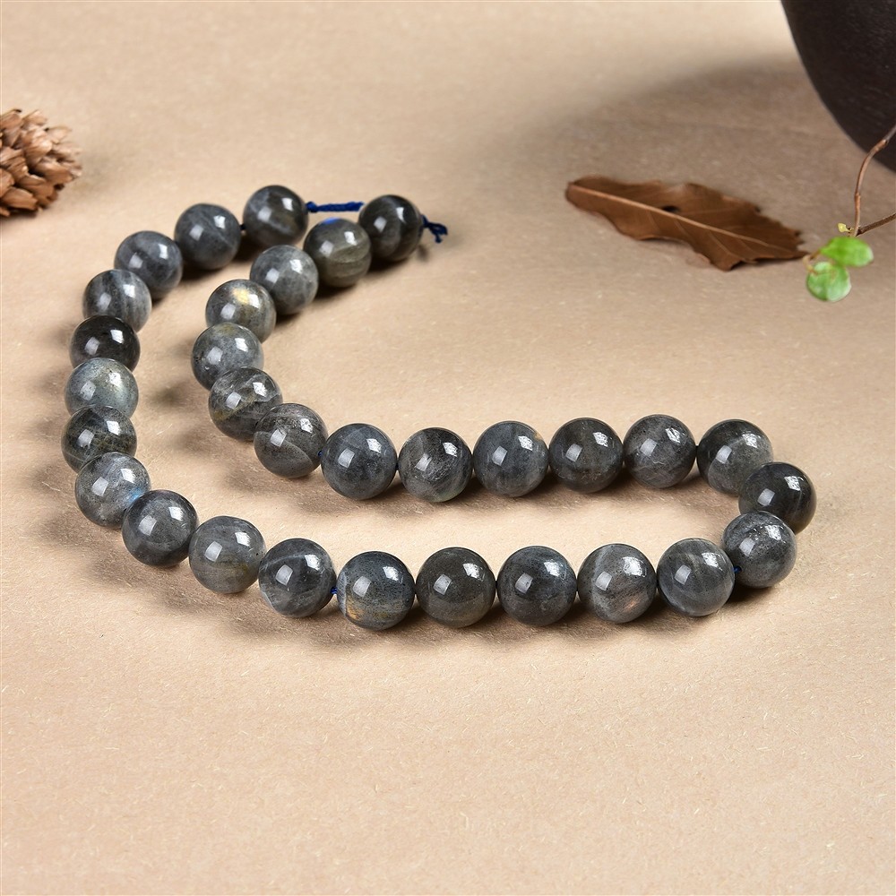 Strang Kugeln, Mondstein (dunkel), 20mm | GH Edelsteine, Heilsteine & Schmuck