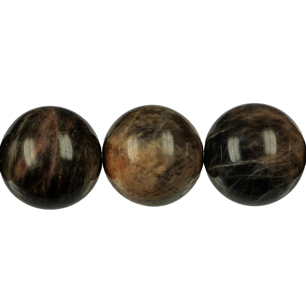 Strang Kugeln, Mondstein (dunkel), 20mm | GH Edelsteine, Heilsteine & Schmuck