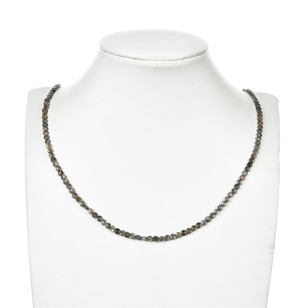 Strang Scheibe/Coin, Mondstein (dunkel), facettiert, 04mm | Marco Schreier