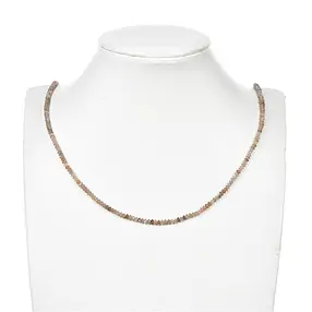 Button/disc strand, Moonstone, faceted, 02 x 03mm | Marco Schreier