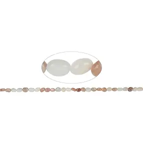 Rang de colliers Nuggets, pierre de lune (multicolore), 10-12 x 08-10mm | Marco Schreier