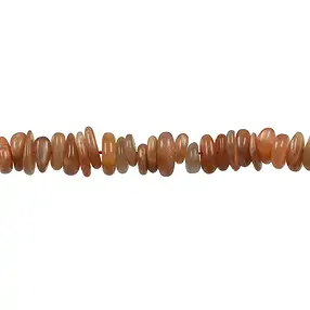 Rangs de colliers, pierre de lune (orange), 03-04 x 08-12mm | Marco Schreier