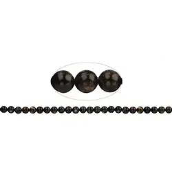 141150100720 String Beads, Muscovite mica (stab.), 08mm | wholesaler gems & healing stones