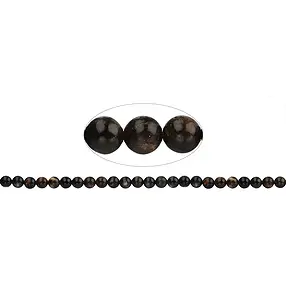 Rang de collier boules, mica Muscovite (stab.), 08mm | Marco Schreier