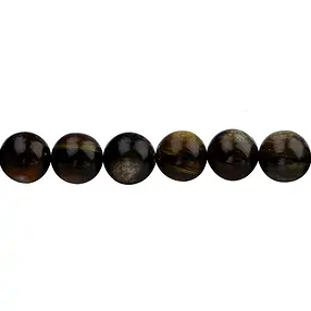 String Beads, Muscovite mica (stab.), 12mm | wholesaler gems & healing stones