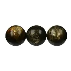 141150101320 Rang de collier boules, mica Muscovite (stab.), 18mm | Marco Schreier